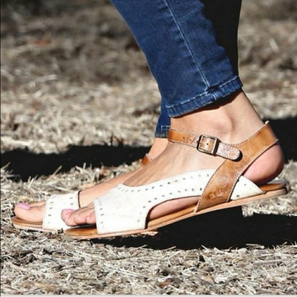 ๐๏ธ BED STU AUBURN LEATHER BOHO SANDALS - Picture 4 of 5